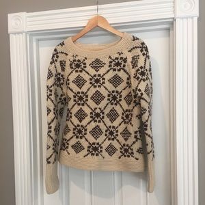 Hand knit American Eagle sweater